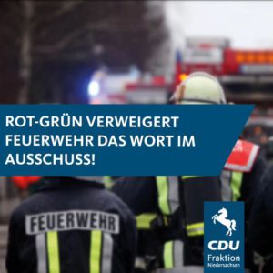 Truppführerlehrgang zu lasten der Kommunen und Ehrenamtlichen verlagert. Niedersachsen zieht sich aus Feuerwehr und Katastrophenschutz zurück.